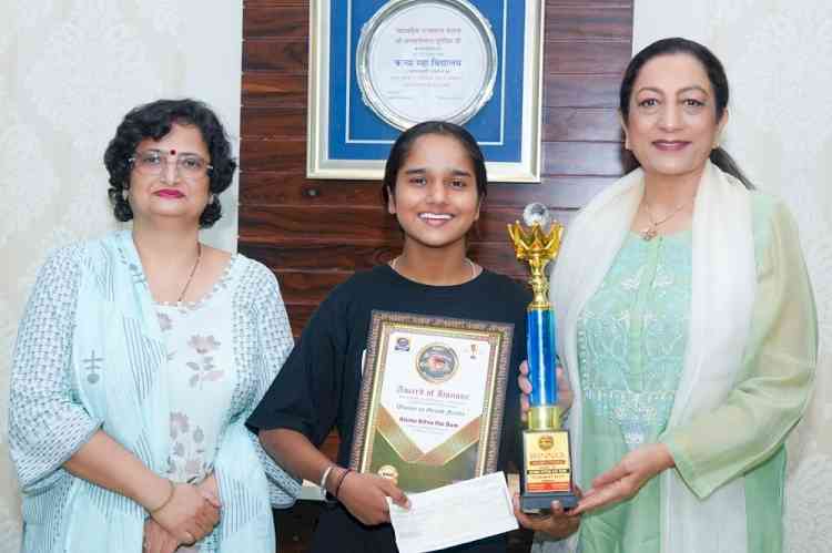 KMV student bags winning title in the TV reality show ‘Kisme Kitna Hai Dum’