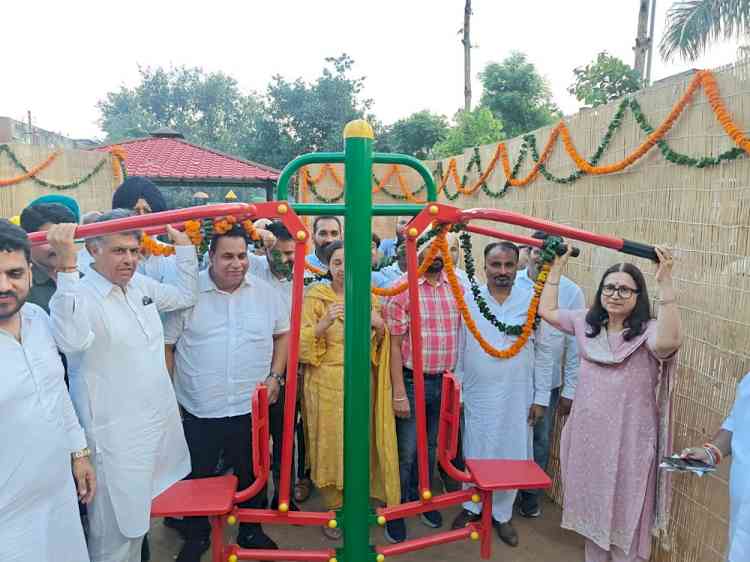 Open-Air Gym Inaugurated at Panjab University, Dedicated to Residents Through MP Fund