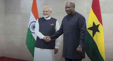 PM Modi meets Ghana President Mahama, discuss ways to expand cooperation in key sectors
