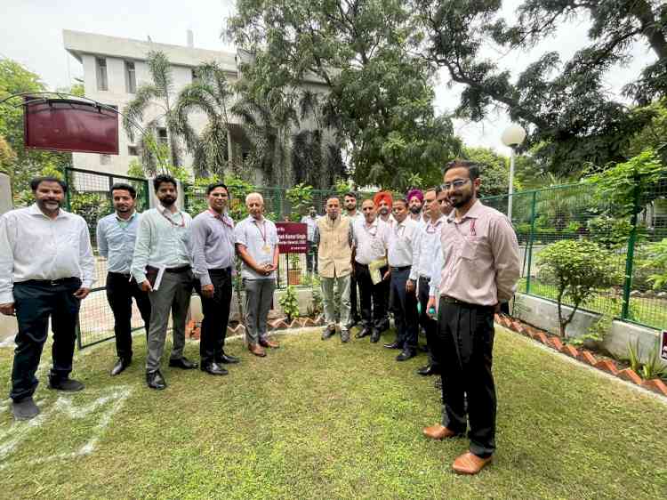 Visit of Director General ESIC Ashok Kumar Singh to ESIC Medical College and Hospital Ludhiana