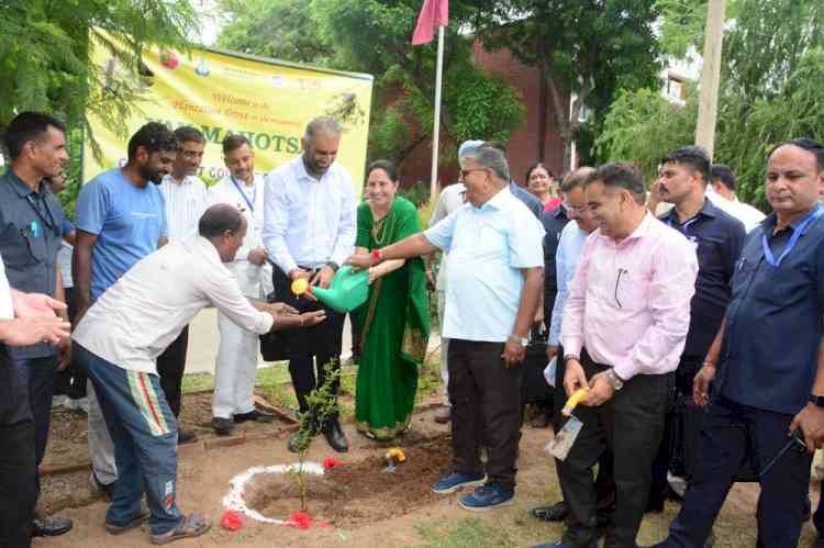 Governor Leads Tree Plantation Drive at Government College of Education