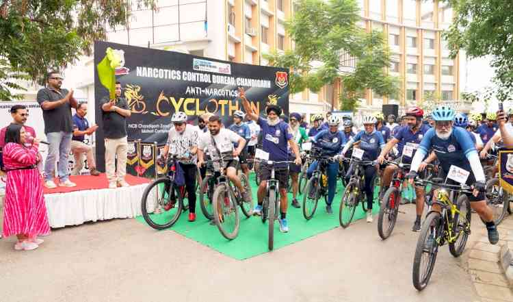 A Step Towards Drug-Free India — CGC Jhanjeri Organizes Anti-Narcotic Cyclothon 2025