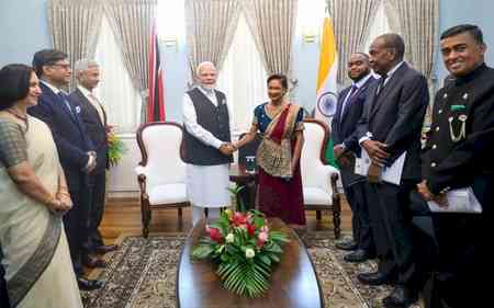 PM Modi holds bilateral talks with Trinidadian & Tobago counterpart Bissessar, signs landmark agreements