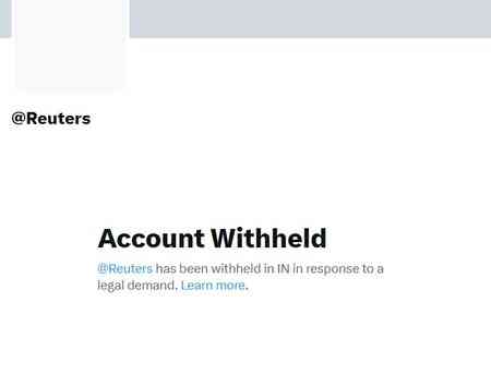 Govt says there's no directive to block Reuters X handle in India