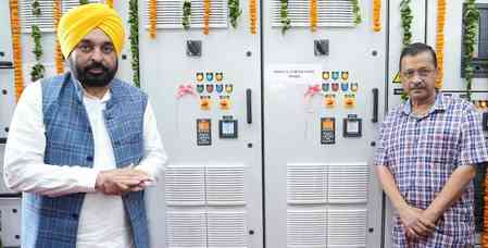 Punjab CM, Kejriwal dedicate 15 MGD sewage treatment plant in Mohali 