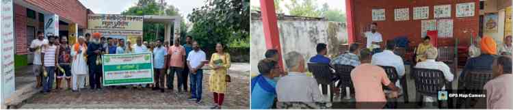 FASC Hoshiarpur (Gangian) conducted Awareness Camp cum Demonstrations on Management of Fruit Fly in Vegetables and Guava Crop