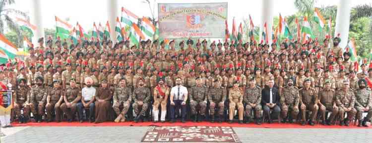 ADG visits NCC Camp at CT Institute, Shahpur