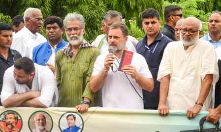 ‘Maharashtra Model’ being repeated in Bihar to steal elections: LoP Gandhi