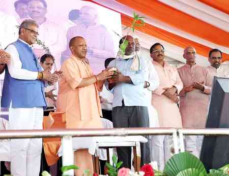 Yogi govt achieves historic milestone: Over 37 crore saplings planted in a single day
