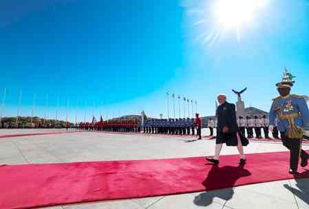 Namibian President hails PM Modi's 'historic' State Visit