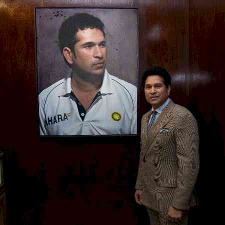 Sachin Tendulkar's portrait unveiled at Lord’s MCC museum