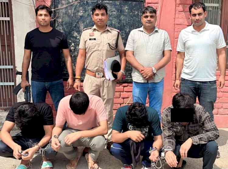 जानलेवा हमले की वारदात में शामिल 4 आरोपी गिरफ्तार