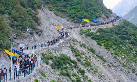 Amarnath Yatra: Over 1.28 lakh perform pilgrimage, fresh batch of 7,307 leaves for Kashmir