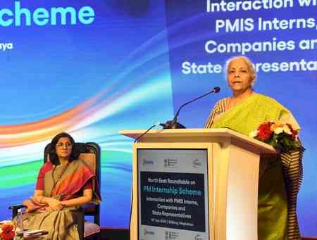 Union Minister Sitharaman begins four-day Meghalaya visit, highlights youth empowerment and urban growth