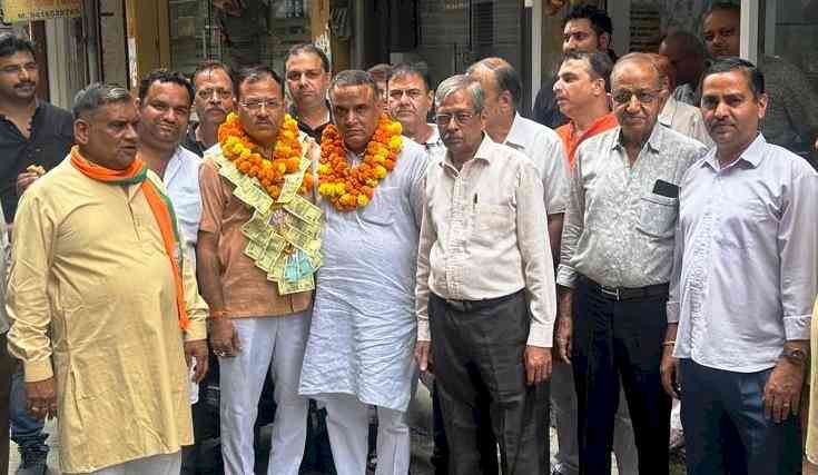 रोहतक स्वर्णकार संघ ने किया मनोनीत पार्षद का स्वागत