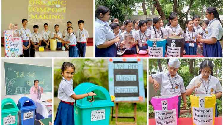 Under DISHA: An Initiative – Little Eco-Warriors in Action at Innocent Hearts; Learnt the Art of Waste Segregation & Compost Making