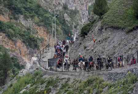 Amarnath Yatra: Over 2.20 lakh devotees have darshan in 12 days