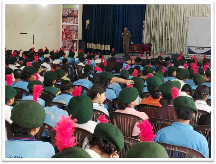 Army Recruitment Officer Session for NCC Girl Cadets in ATC-59