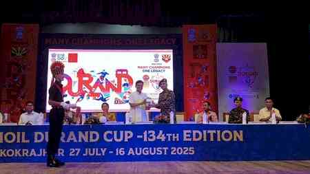 Kokrajhar rolls out red carpet for 134th Indian Oil Durand Cup trophies