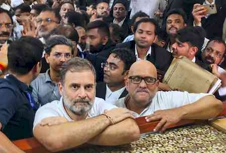 BJP berates LoP Gandhi for ‘photo-op' during bail hearing in court