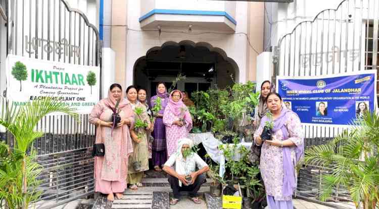 Inner Wheel Club Jalandhar Launches Plantation Drive under Project IKHTIYAAR