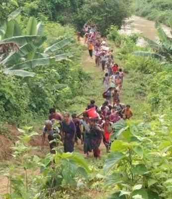 3,000 Myanmar refugees taking shelter in Mizoram, return to native villages 