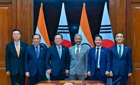 Special envoys of South Korean President call on EAM Jaishankar in New Delhi