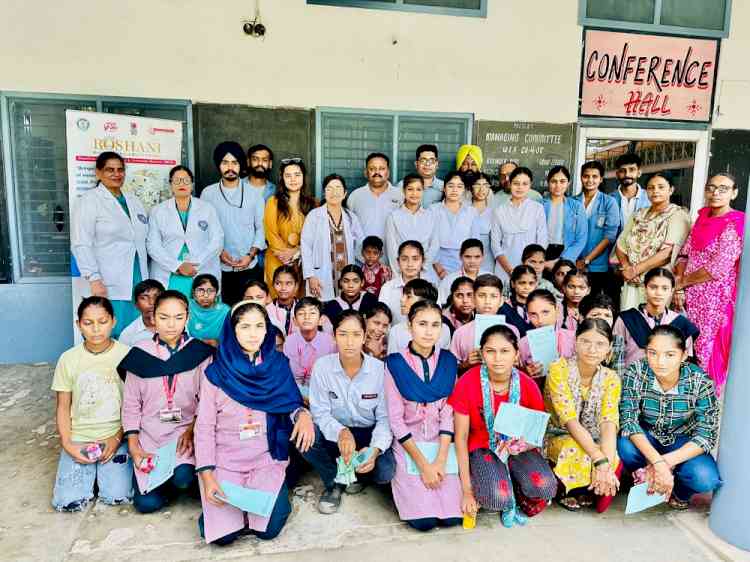 Ensuring Every Child Can See: Free Eye Check-Up Camp by DMC&H Under Project ROSHANI