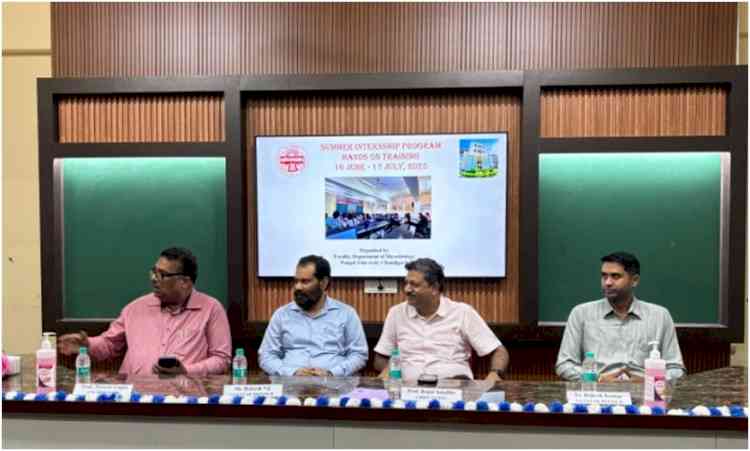 Summer Internship Program 2025 Concludes at the Department of Microbiology, Panjab University