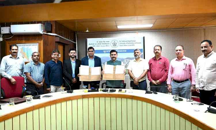 Nauni University Signs MoU with Mahindra Summit Agrisciences for Collaborative Research and Training