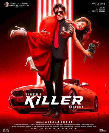 First look poster of S J Suryah's 'Killer' released