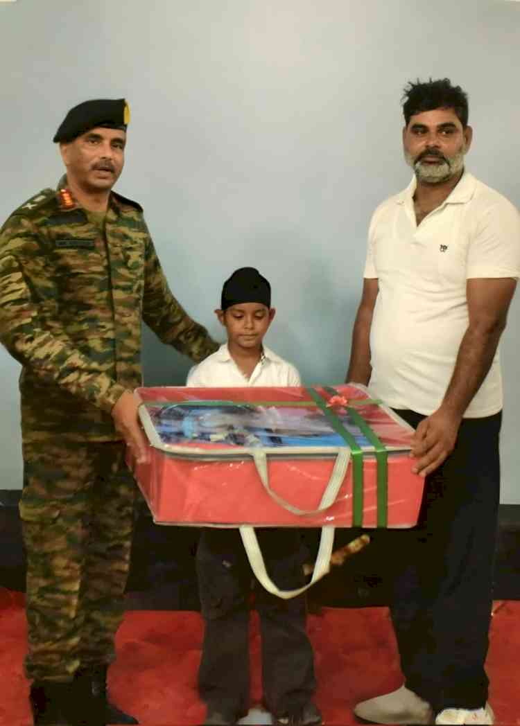 Indian Army empowers young warrior: Sponsors education and growth of Svarn Singh