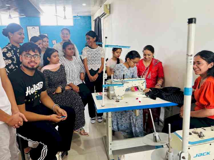 Concept to execution-workshop on suit stitching at GGNIMT