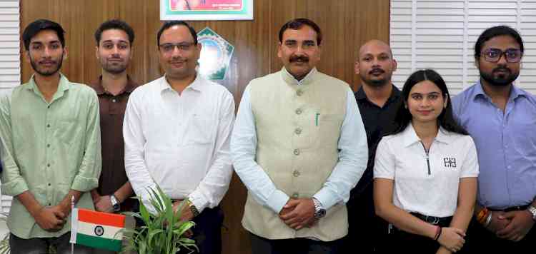 जीजेयू के पांच विद्यार्थियों का इंफोसिस की ऑनलाइन प्रक्रिया द्वारा उच्च-पैकेज पदों के लिए चयन