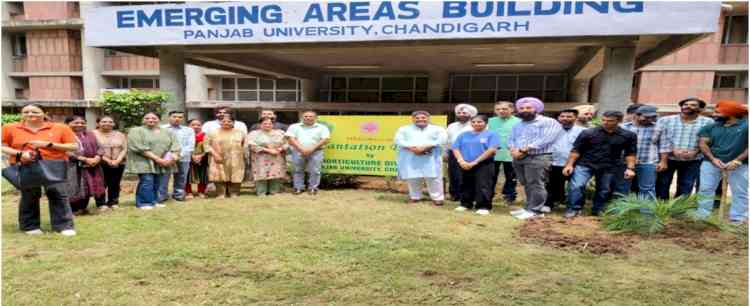 Tree Plantation Drive at Emerging Area Building