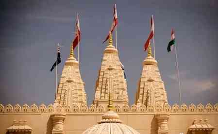 Hindu temple in Australia defaced with racist graffiti