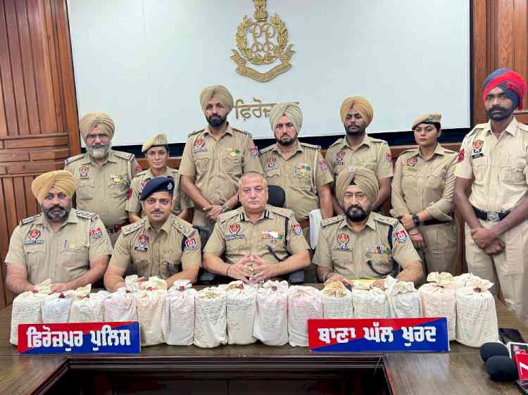 15-Kg heroin seized, history-sheeter held in major drug bust near Ferozepur