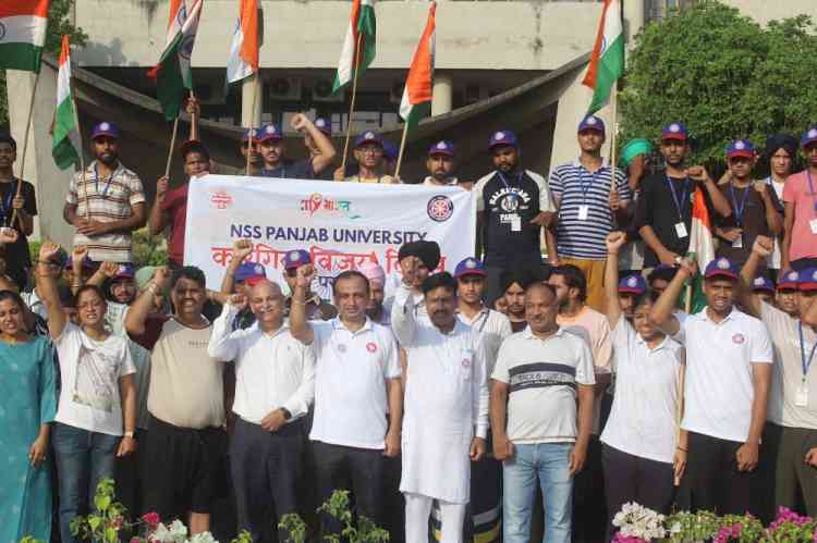 NSS, Panjab University Commemorates Kargil Vijay Diwas with Marathon and Anti-Drug Campaign