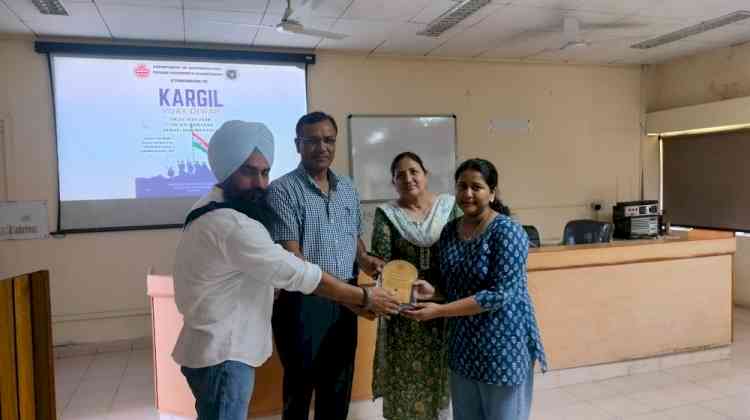 Kargil Vijay Diwas Commemorated at Department of Anthropology, Panjab University, Chandigarh