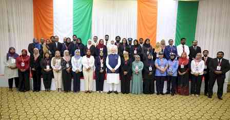 PM Modi interacts with ITEC beneficiaries in Maldives 