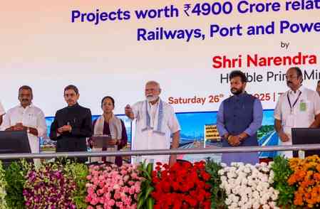 Massive infra boost for southern TN as PM Modi launches Rs 4,900 cr projects in Tuticorin