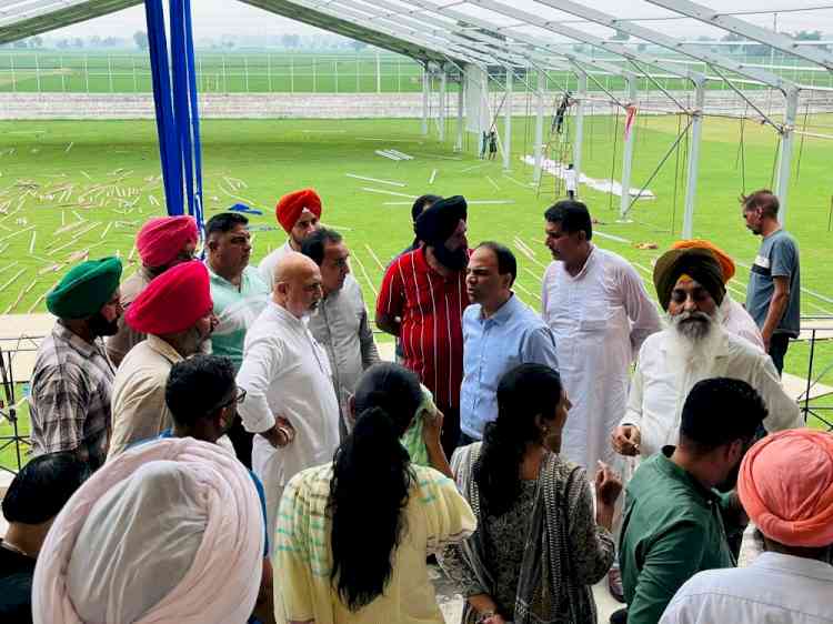 MLA & Chief Spokesperson of Nasha Mukti Morcha review preparations of event being organised to thank CM for reviving traditional sports