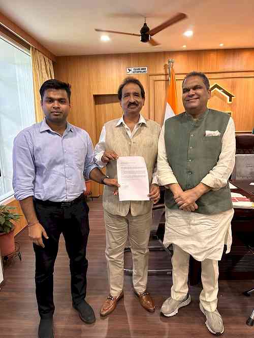 Landowner submits consent for new urban estate on his 100-acres land at GLADA Office