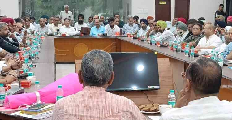 Representatives of PPBM among others who attend meeting of Punjab State Trade Commission