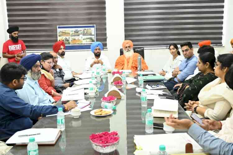 MP Seechewal holds review meeting; Joint teams of PPCB, Police and MC to take strict action against dairy owners dumping cow dung in 'Buddha Dariya' from August 1
