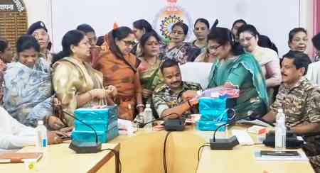 Chhattisgarh: Dhamtari BJP Mahila Morcha sends 5,000 Rakhis for soldiers on borders