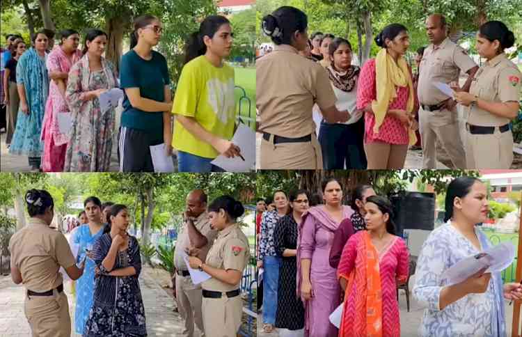 रोहतक में 27 परीक्षा केंद्रों पर एचटेट की लेवल तीन की परीक्षा शांतिपूर्वक संपन्न