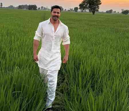 Varun Dhawan soaks in the simplicity of Punjab’s farms in latest pictures