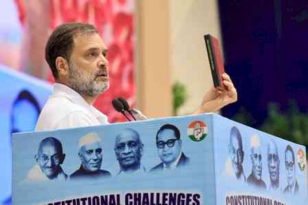 Rahul Gandhi calls for reflection on electoral integrity, Constitutional values