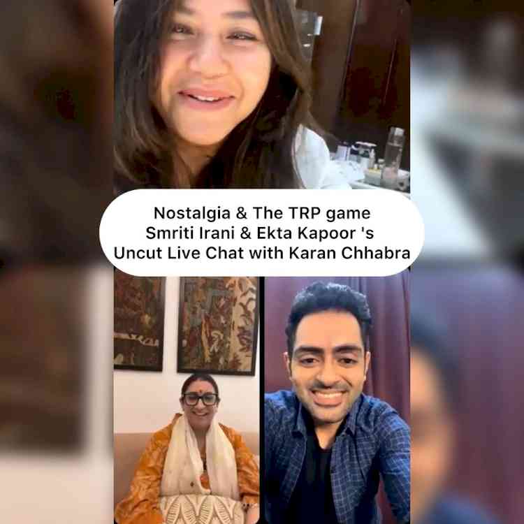 How has Parenting style changed with GenZ ? Karan Chhabra asks  Smriti Irani & Ekta Kapoor in a candid Instagram Live 